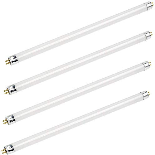 Bluex Bulbs F14T5/830 14W 22 Inch T5 Fluorescent Tube Light Bulb 3000K Warm White Mini Bi-Pin (G5) Base Straight Tube Light Bulb (4 Pack)