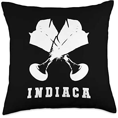 Professional Indiaca Peteca Peteca Players Gifts Emblem Indiaca Game Ball Professional Peteca Throw Pillow, 18x18, Multicolor