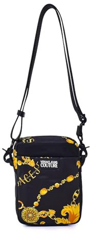 Versace Jeans Couture Borsa A Tracolla Iconic Printed Logo 75YA4B8GZS930 Nero