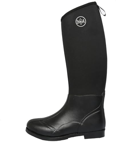Bow & Arrow Equestrian Neoprene Womens Mid Calf Winter Waterproof New Ladies Horse Riding Boots