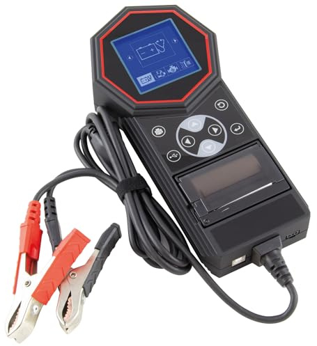 SIP T11 Car Battery Tester & System Analyzer, 12V/24V Starter & Alternator Tester, LCD Screen