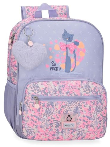Enso So Pretty Zaino scuola Multicolore 30x38x12 cm Poliestere, multicolore, 30x38x12 cms, Zaino scuola