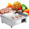 KayEsampra Elektrischer Grill, 3000W Arbeitsplattengrillplatte Grillplatte Edelstahl Elektro Grill 55 x 36 cm für Balkon & Indoor, Stufenlos 50-300 °C