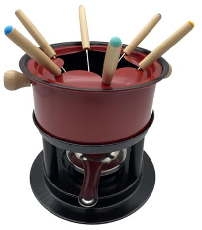 KESOTO Fondue Pot Fondue Maker Pot Fondue de queso Fondue Caldo Fondue Set para fiesta de cumpleaños