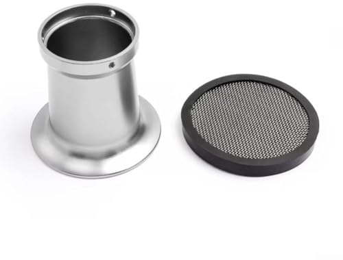 Filtro dell'aria per carburatore per moto, 50 mm, con schermo a rete, struttura in lega di alluminio, adatta a carburatori da 24/26/28/30 mm, parte di ricambio per ATV (argento)