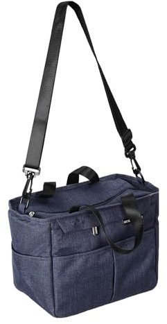 MEHOOSPVN Bolsa térmica para almuerzo de 7 L, con forro de aluminio, impermeable, portátil, para trabajo, escuela, oficina, picnic, viajes, camping, excursión, 23 x 15 x 20 cm