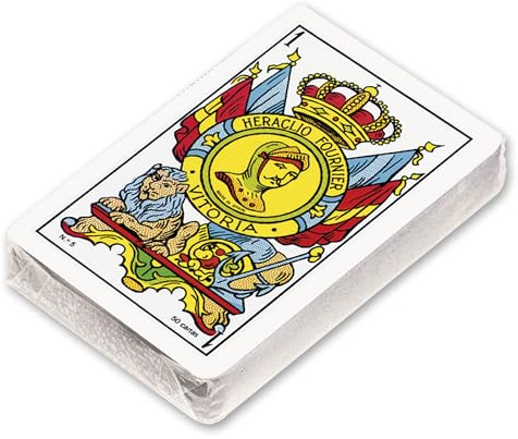 Fournier F20996 - Mazzo Spagnolo, 50 Carte, Multicolore