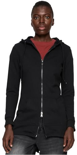 Urban Classics Damen Ladies Parka Cardigan Sweater, Schwarz, Größe XL EU