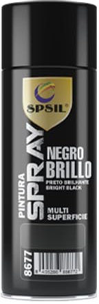 SPRAY PINTURA COLOR NEGRO BRILLO 400 ML. 8577