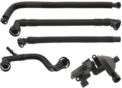 febi bilstein 46303 Entlüftungsventil für Kurbelgehäuse, mit Anbaumaterial , 1 Stück, Schwarz
