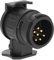 Adattatore per rimorchio da 13 a 7 pin, adattatore per rimorchio impermeabile, per auto e rimorchio, rimorchio, roulotte, adattatore elettrico