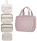 Narwey Kulturtasche Damen Kulturbeutel zum Aufhängen Waschtasche Gross Kosmetiktasche Groß Waschbeutel Kosmetik-Organizer für Damen Mädchen (Altrosa (Medium))