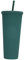 LUCHONG 710ML/24OZ Large Capacity Water Cup Fully Studded Matte Tumbler Reusable Plastic Cup with Wide Opening Leak-Proof Lid Straw, Dark Green