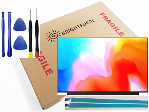 BRIGHTFOCAL New Screen Replacement for Acer Nitro 5 AN515-56 AN515-57 30pin 60Hz FHD 1920 x 1080 IPS Slim Matte LED LCD Display with Tool