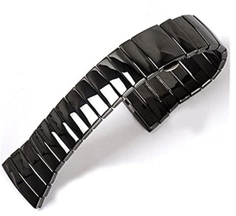 JUANZD Keramik Uhrenband -Uhrengurt 17mm 26 mm 29 mm Männer Frauen Armband kompatibel mit Rado Sintra -Serie(17MM)