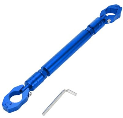 TUCKBOLD Motorcycle Motorcycle Balance Bar Adjustable | Handlebars Motor Bike Handlebar Blue with Small Wrench 1 Set