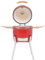 Eleganz Kamado Grill e Smoker in ceramica 81 cm – Perfetto per giardino e terrazza – Finitura esterna smaltata – Durevole ed elegante