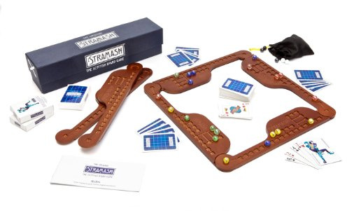 Stramash - The Scottish Board Game - Original Version - 2-6 Players - Ages 8+ - Wooden Game Board - Perfect for the Family - A Game of Strategy & Guile