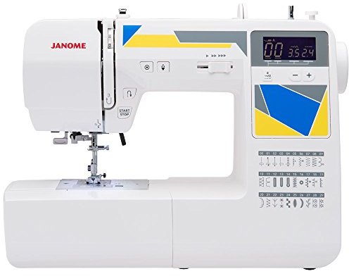 Janome MOD-30 Computerized Sewing Machine with 30 Built-In Stitches, 3 One-Step Buttonholes, Drop Feed and Accessories by Janome