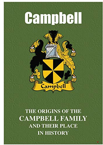 I LUV LTD Campbell Anglais Nom de Famille Livret D'histoire avec de Brefs Faits Historiques