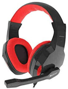 Genesis Argon 110 – Casque Gaming 2.0 avec Microphone, MiniJack 3,5 x 2, contrôle du Volume, Couleur Rouge