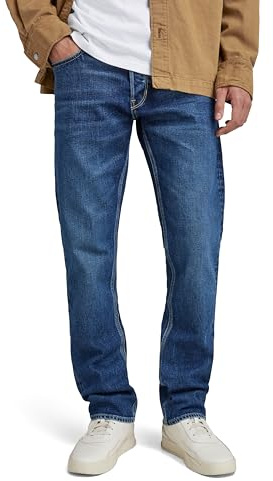 G-STAR Mosa Straight Jeans Hombre, Azul (Faded Atlantic Ocean D23692-c052-g119), 31W / 30L
