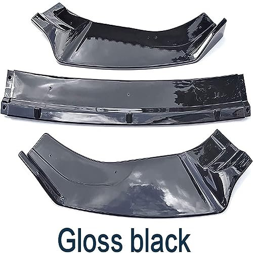 Coche Alerón Delantero Parachoques para Golf 7 MK7 7.5 R GTI GTD 2014-2019, Anti Colisión Spoiler Lip Difusor Inferior Hoja Divisoria Labio Kit Carrocería