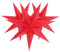 Angoily 3st Heptagon Lampenschirm Laterne Aus Papiersternen Hängender Papiersternlaternen-lampenschirm Hängende Sternlaternen Aus Papier Dekoration Weihnachtssterne Aus Papier Tür Rot
