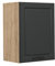 Vicco Hängeschrank R-Line, hängender Küchenschrank, Anthrazit Landhaus, 45 cm