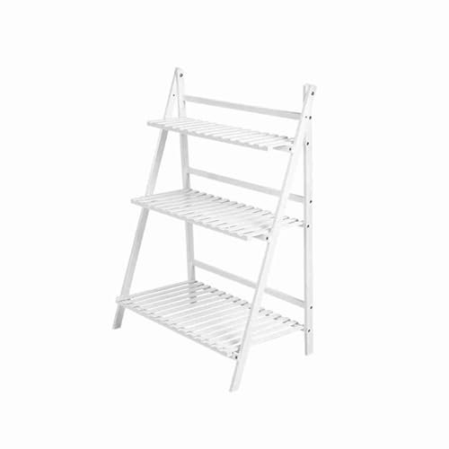 Steghylla, Hörnlagringsbokhylla, Flernivåns Växtstativ, Växtstegar för Inomhus Hem för Uteplatsen Lawn Garden Balcony Organizer Planter Holder Holder Holder (2)