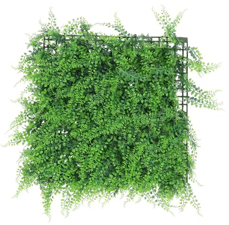 GALPADA Versatile Artificial Plant Wall Panel Fade Resistant Greenery Mats for Privacy Screens Garden and Use Easy Installation and Lightweight Design