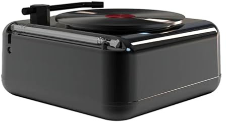 Tourne-Disque Vinyle Portable Excellent Tourne-Disque Basse for activités de Plein air Camping Pa