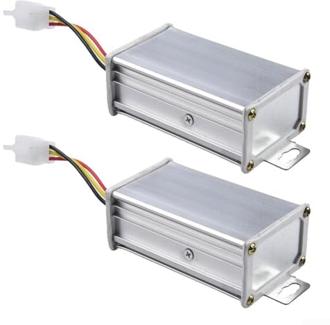 2 adattatori convertitori DC 36 V 48 V 72 V a 12 V 10 A con protezione da sovratensione, inversione di polarità e cortocircuito per apparecchiature elettriche