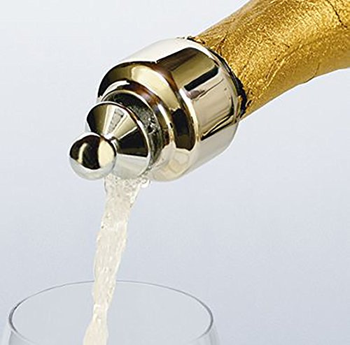 Auto-Close Pour & Seal for Champagne Stainless steel