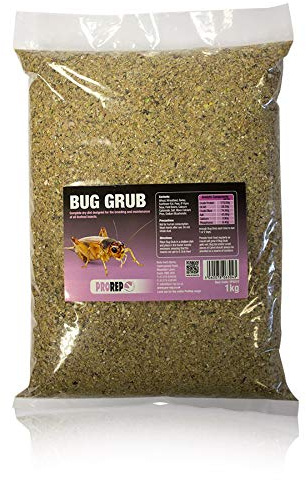 ProRep Live Food Bug Grub 1kg Bag | Bulk Bag | 1kg Refill | Health Care for Reptiles & Amphibians | Bug Food & Nutrition