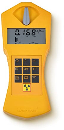 GAMMA-SCOUT Standard | Contador Geiger para radiactividad - dispositivo de medición profesional para radiación alfa, beta y gamma - uso como dosímetro personal - incluye interfaz USB y software de evaluación.