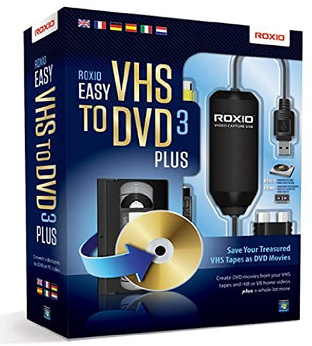 Corel Roxio Easy VHS to DVD 3 Plus, Conversor de vídeo, Entrega por correo