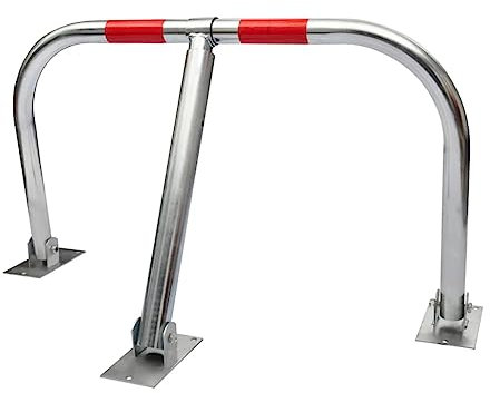 vidaXL Barrière de Parking Rabattable 3 Pieds Verrouillage Stationnement