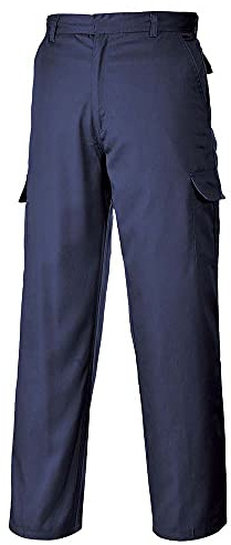 Portwest C701 Durable Reinforced Combat Trouser Navy, 32