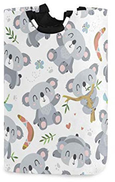 Mnsruu Panier à linge pliable avec poignée