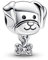 PANDORA Hund & Knochen Charm aus Sterling Silber mit Zirkonia - Kompatibel mit PANDORA Moments Armbänder
