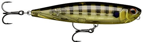 Rapala Precision Xtreme Pencil Angelköder, Größe: 8,7 cm/12 g, schwimmender Meeresköder, Schwimmtiefe: Oberfläche, Angelgerät aus Kunststoff, Glassy Gill UV GGIU