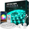 VKH LED Strip 20m, LED Streifen Bluetooth RGB LED Band 20m Selbstklebend mit Fernbedienung und APP, LED Lichterkette für Zimmer Gaming Party (2 * 10m)