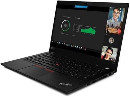 Lenovo Thinkpad T490, 14 tum, bärbar dator i5-8365U, 16 GB RAM, 256 GB SSD, bärbar dator Windows 10 Pro, amerikanskt tangentbord (renoverat)