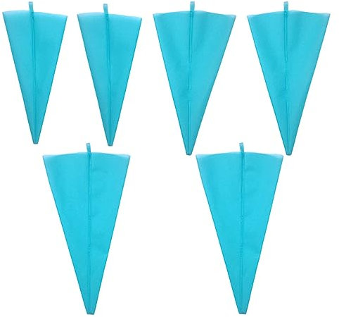 PRETYZOOM Kit Per Decorare Torte Con À Poche in Silicone Confezione Da 6 Riutilizzabile Per Glassa Crema Pasticcera Torte Cupcake Biscotti