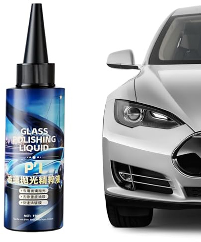 Rimuovi Pellicola D'Olio Da Finestrino Pulitore Auto Forniture | 150ml Rimuovi Pellicola D'Olio Per Parabrezza Auto Forniture per Pulizia Interna e Lucidatura, Dettagliatura, Specchi