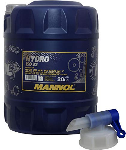 20 litri di olio idraulico MANNOL Hydro ISO 32 Hydraulic Fluid include rubinetto