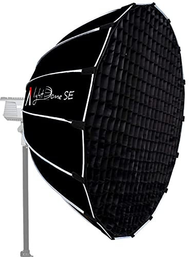 Aputure Light Dome SE Softbox 85cm / 35.5inch mit Wabe Tragetasche Kompatibel mit Amaran 100D / 200D / X Aputure 120D II 300D II 300X Godox sl60w Bowens Einfassung LED Videoleuchten
