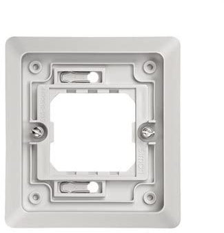 Marco empotrar SIMON AQUA con 1 elemento blanco