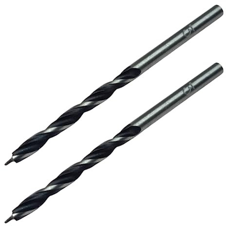 Lip and Spur Drill Bits Professional Brad Point Wood Drill Bit (3mm Pack of 2)